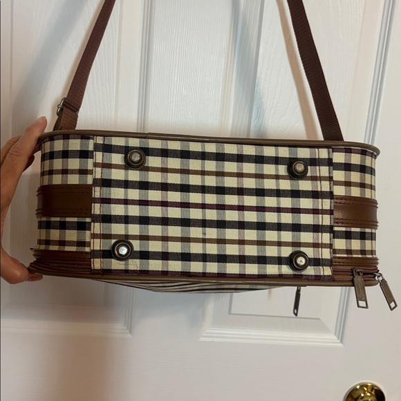 Coccinella Vintage Vanity Plaid Travel Bag - Picture 5 of 12